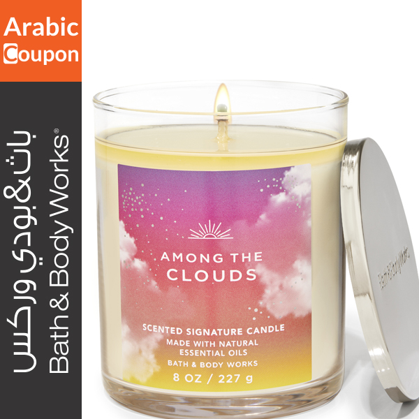 Bath and Body Among The Clouds Single Wick Candle